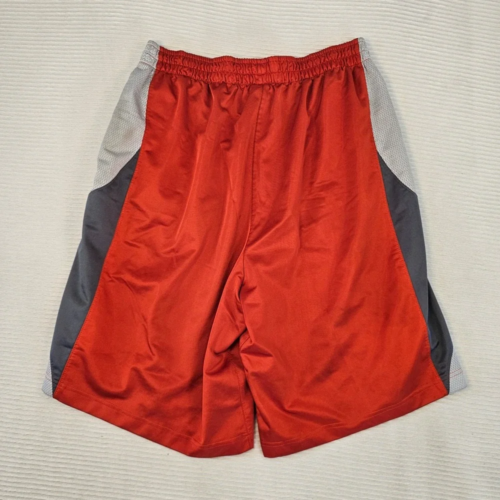 Jordan Brand Basketball Shorts Mens XXL Red Grey White Colorblock Jumpman Mesh